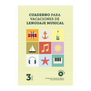 Cuaderno para Vacaciones de Lenguaje Musical 3 M.ª A. PERANDONES